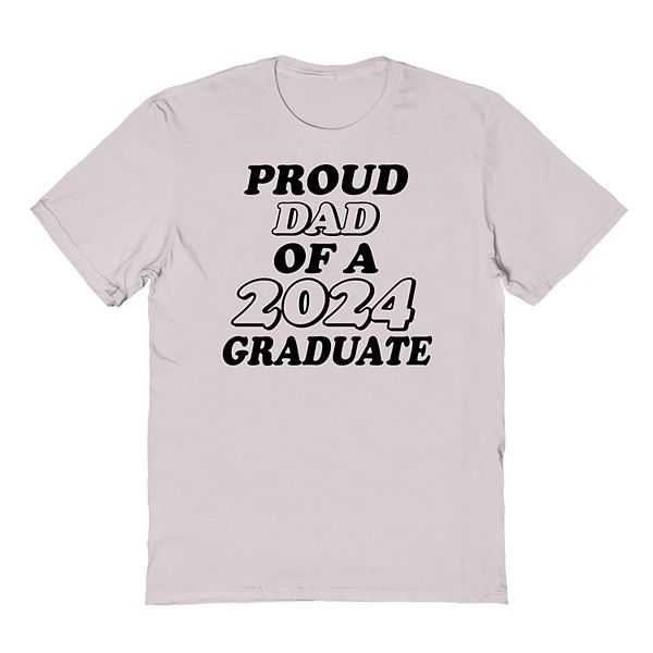 Мужская Футболка COLAB89 by Threadless Proud Dad Of A 2024 Graduate COLAB89 by Threadless