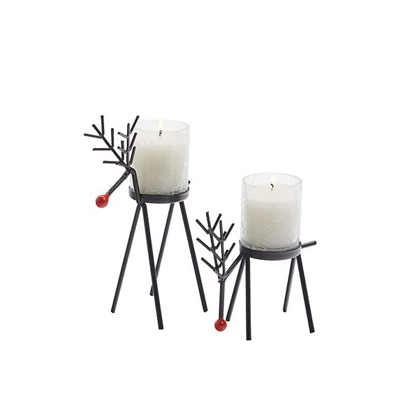 Studio 66 Frazier Fir Reindeer 2-pc. Candle Set Studio 66