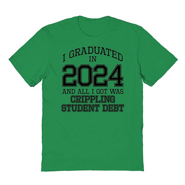  Футболка COLAB89 by Threadless I Graduated In 2024 COLAB89 by Threadless