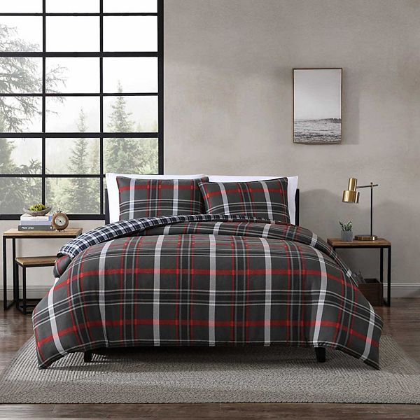 Eddie Bauer Willow Plaid King Duvet Set Eddie Bauer