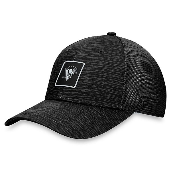 Женская черная кепка Pittsburgh Penguins Authentic Pro Road Trucker, регулируемая по размеру Unbranded