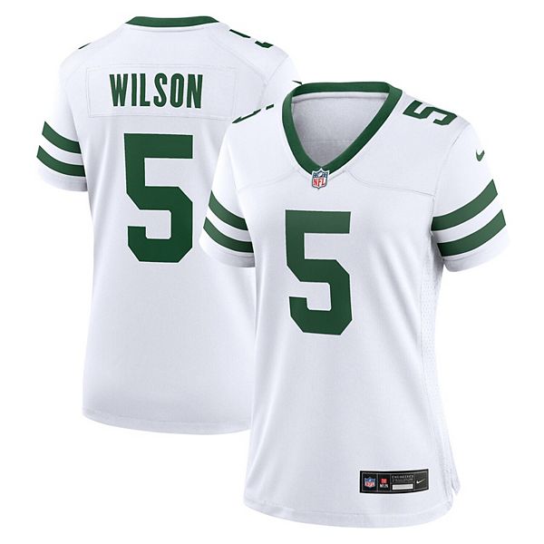 Женская футболка Nike Garrett Wilson Legacy в белом цвете команды New York Jets Nike