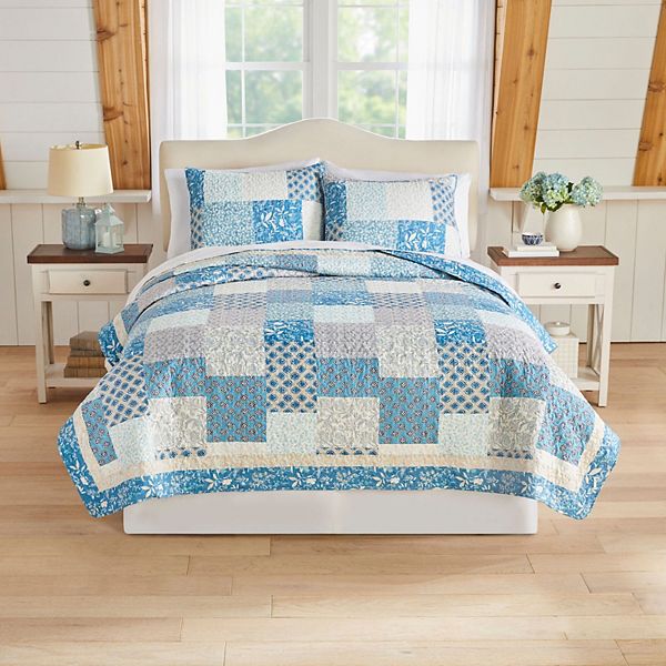 Brylanehome Selena Patchwork Coverlet BrylaneHome