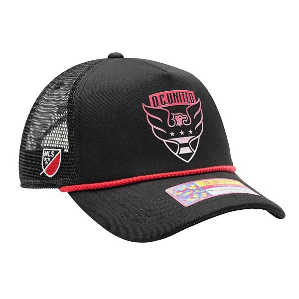 Мужская черная регулируемая бейсболка D.C. United Atmosphere Fan Ink