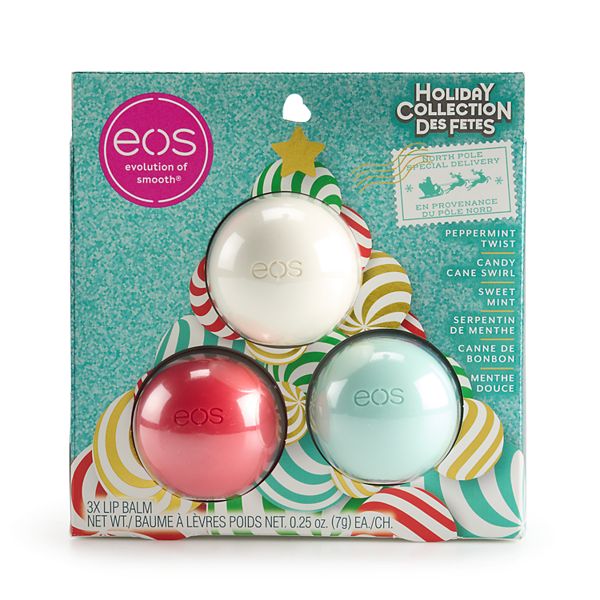 eos Limited Edition Holiday 3-Pack Lip Balm Eos