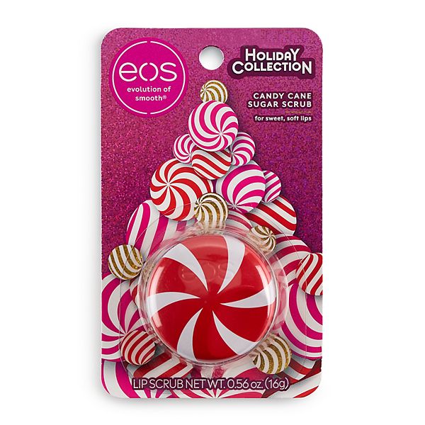 eos Candy Cane Swirl Lip Scrub Eos