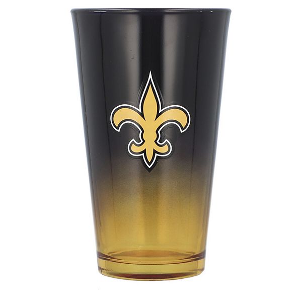 Пинтовый стакан Ombre с графикой New Orleans Saints, 473 мл, 100% стекло The Memory Company