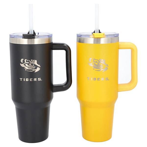 The Memory Company LSU Tigers 46oz. Home/Away Stainless Steel Colossal Tumbler Two-Pack The Memory Company