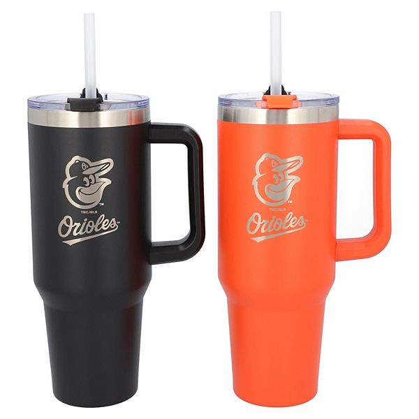 The Memory Company Baltimore Orioles 46oz. Home/Away Stainless Steel Colossal Tumbler Two-Pack The Memory Company