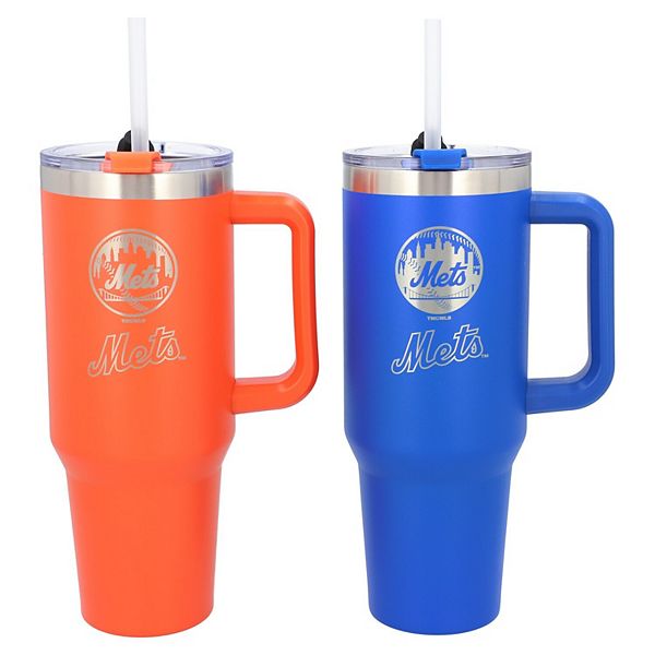 The Memory Company New York Mets 46oz. Home/Away Stainless Steel Colossal Tumbler Two-Pack The Memory Company