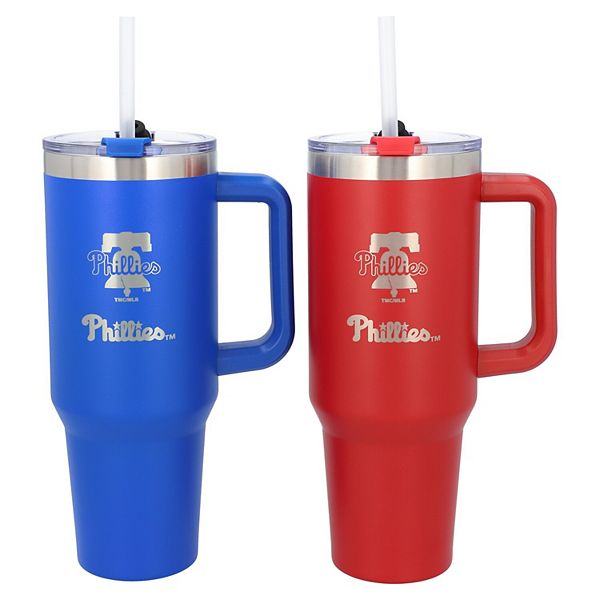 The Memory Company Philadelphia Phillies 46oz. Home/Away Stainless Steel Colossal Tumbler Two-Pack The Memory Company