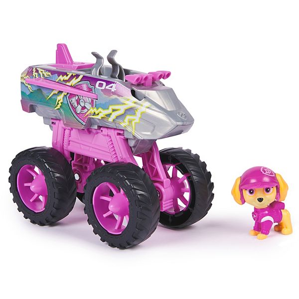 Paw Patrol Rescue Wheels Skye’s Jet Toy Truck with Transformation into Jet-Mode and Collectible Action Figure Paw Patrol