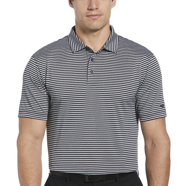 Мужская Футболка Grand Slam Heather Feeder Stripe Golf Polo Grand Slam