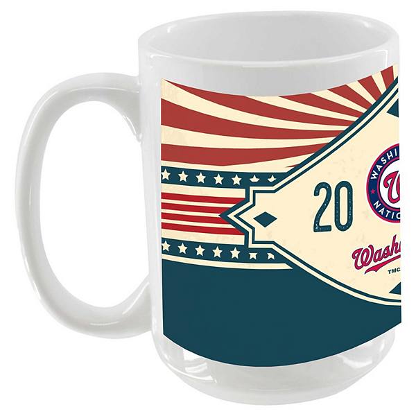 Washington Nationals 15oz. Americana Diamond Mug The Memory Company