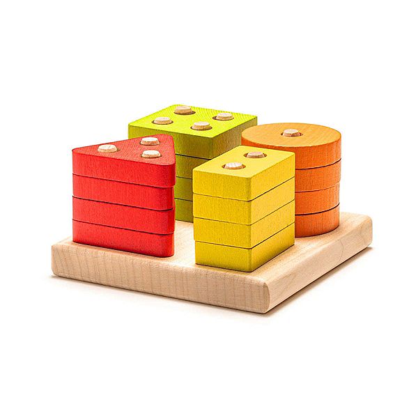 Wise Elk/cubika Wooden Toy - Sorter Lsg 3 Wise Elk