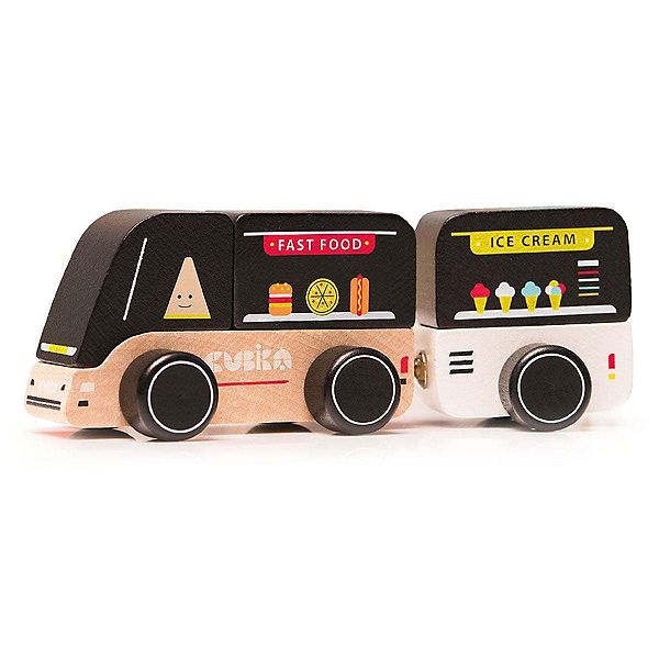 Wise Elk/cubika Wooden Toy - Food Truck Wise Elk