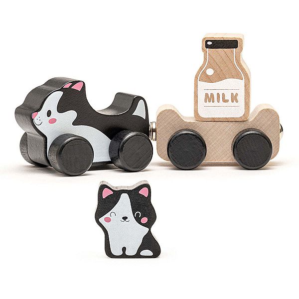 Wise Elk/cubika Wooden Toy - Clever Kitties Wise Elk