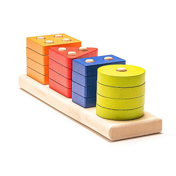 Wise Elk/cubika Wooden Toy - Sorter Lsg 2 Wise Elk