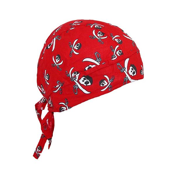 Ободок и повязка для волос CTM Ctm Cotton Pirate Crossed Knives Skull Durag Cap CTM