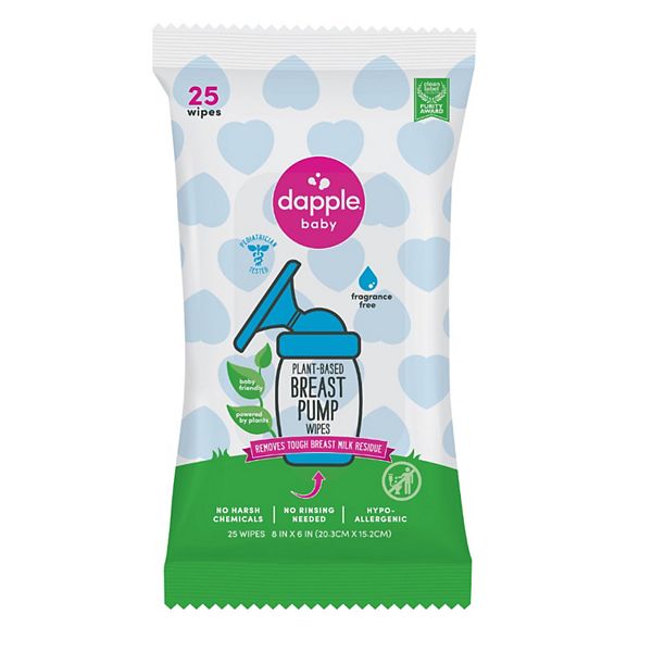 Dapple Baby Plant-Based Breast Pump Wipes 25ct Dapple Baby