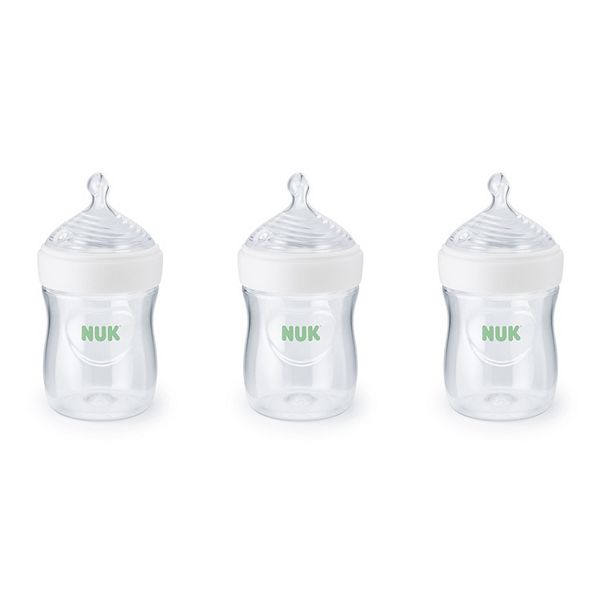 NUK Simply Natural 5 oz. Bottle with SafeTemp 3-Pack NUK