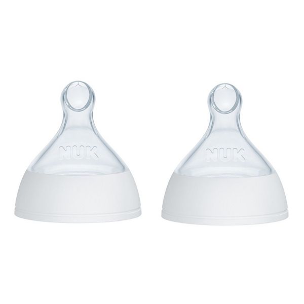 NUK 2-Pack Smooth Flow Pro Anti-Colic Baby Bottle Replacement Nipples NUK