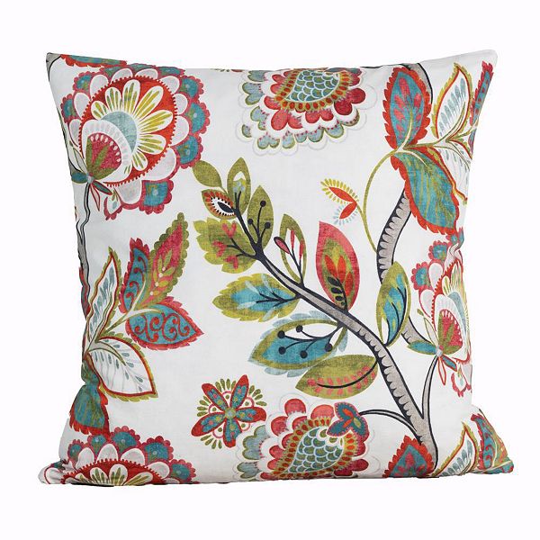 Wynette Unique Floral Design Zipper Closure Pillow Shell Ellis Curtain