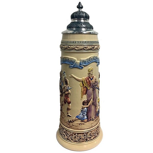 Pinnacle Peak Trading The Fatherland In Danger Relief Limitaet Le German Beer Stein Pinnacle Peak Trading Company