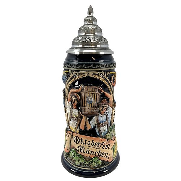 Pinnacle Peak Trading Le Munchen Munich Bavarian Oktoberfest Le German Beer Stein .5 Liter Pinnacle Peak Trading Company