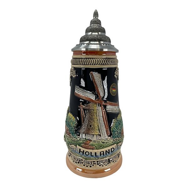 Pinnacle Peak Trading Holland Dutch Windmill German Beer Stein .5l Made In Germany Pinnacle Peak Trading Company