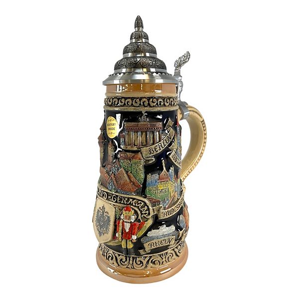 Pinnacle Peak Trading Deutschland Germany Painted City Landscapes Le German Beer Stein .5 L Pinnacle Peak Trading Company