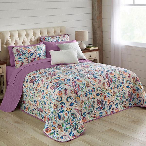 Brylanehome Bh Studio Reversible Quilted Bedspread BrylaneHome