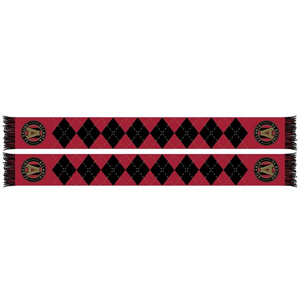 Шарф Atlanta United FC с узором «аргайл», 100% акрил, 162 см Ruffneck Scarves