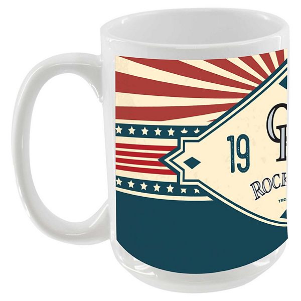 Colorado Rockies 15oz. Americana Diamond Mug The Memory Company