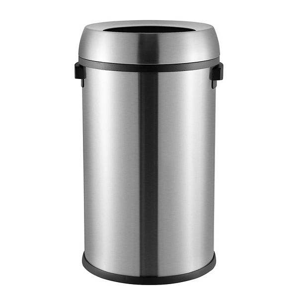 Chuck Kitchen/office 17.2-gallon Open-top Trash Can Happimess