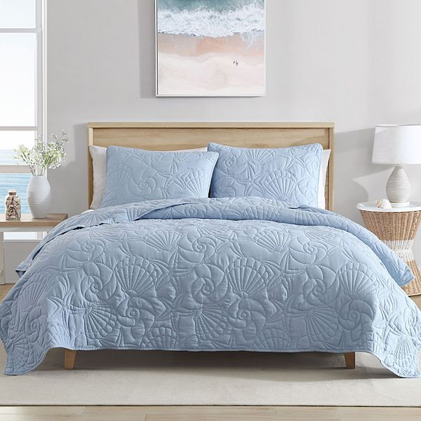 Carribean Joe Solid Shell Outline Quilt Set Carribean Joe