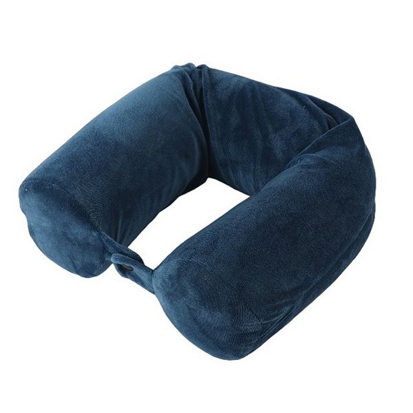 Аксессуары для путешествий Mirage Snuggle Velvet Twist Memory Foam Travel Neck Pillow Mirage