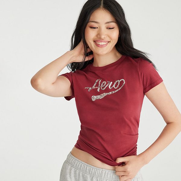 Juniors' Aeropostale Script Graphic Tee AEROPOSTALE