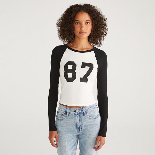 Juniors' Aeropostale Long Sleeve Graphic Tee AEROPOSTALE