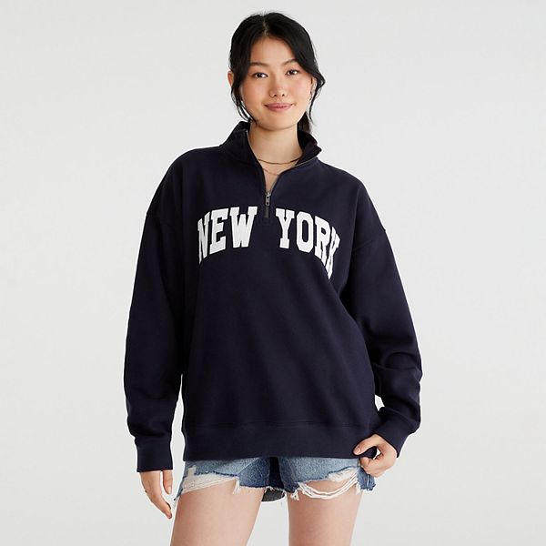 Juniors' Aeropostale New York Quarter Zip AEROPOSTALE