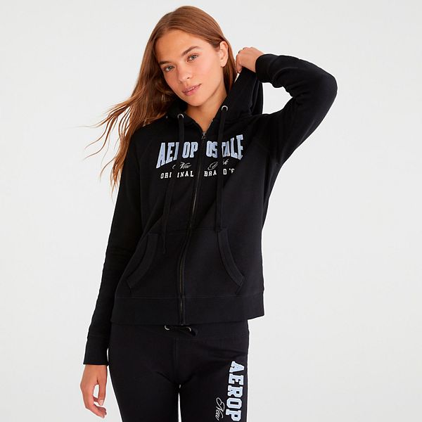 Juniors' Aeropostale Straight Fleece Hoodie AEROPOSTALE