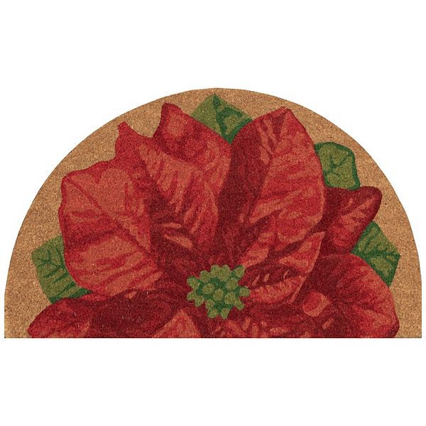 Коврик для улицы Natura Poinsettia, 51 x 76 см, с нескользящей резиновой основой Liora Manne