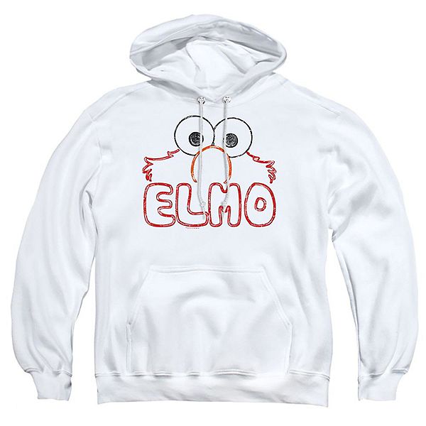 Стильное и удобное худи с капюшоном Sesame Street Elmo Letters для взрослых Licensed Character