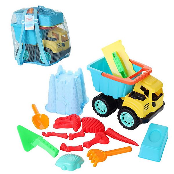 Beach Sand Toys Set With Dump Truck Toy Build Me