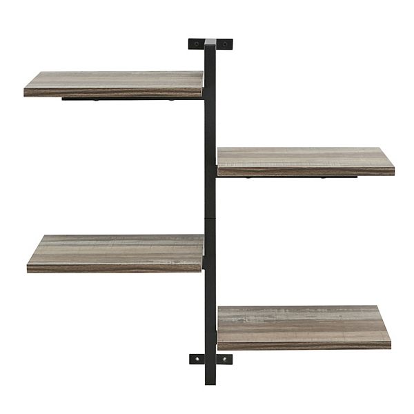 Siena Vertical 4-tier Shelf Unit Danya B