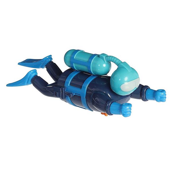 Aurora Toys Mini Blue 3.5" Wind-up Diver Engaging Toy Aurora