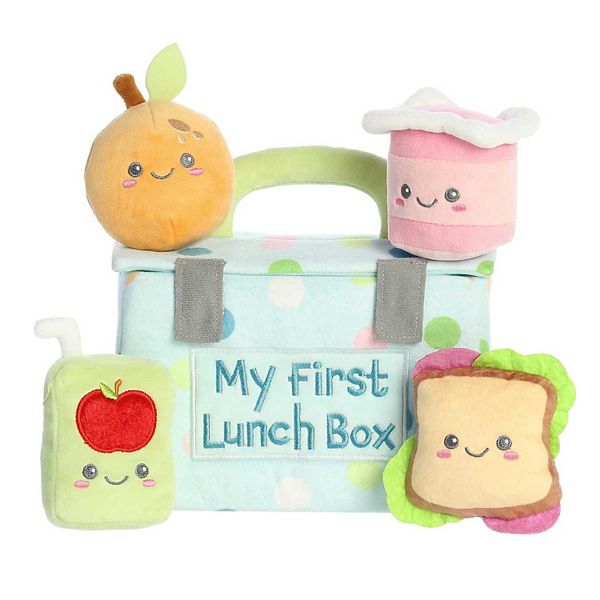 Ebba Small Multicolor Baby Talk 8.5" My First Lunchbox Engaging Baby Stuffed Animal Ebba