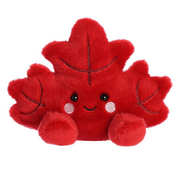 Aurora Mini Red Palm Pals 5" Fall Maple Leaf Adorable Stuffed Animal Palm Pals