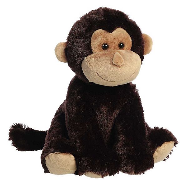 Aurora Large Brown 14" Monkey Cuddly Stuffed Animal Aurora