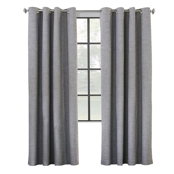 Жаккардовая душевая занавеска, 132x213 см, серый цвет, полиэстер Commonwealth Home Fashions